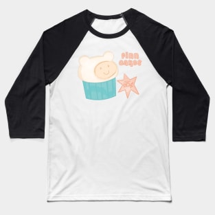 Finn Cakes Adventure Time Baseball T-Shirt